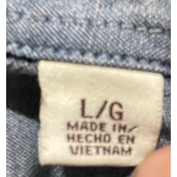 VTG Weatherproof Plaid Flannel Shirt Men’s Sz L Grunge Utility Vibes Rave - Picture 8 of 10